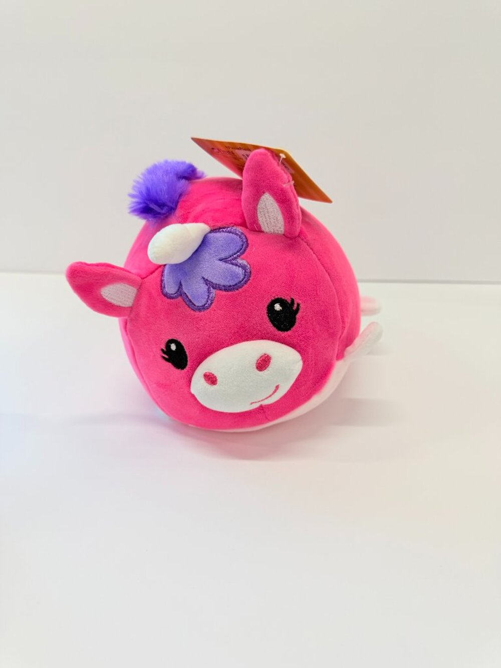 Lil Huggy Fiesta Plush Pink Unicorn Stuffed Animal Toy New With Tags